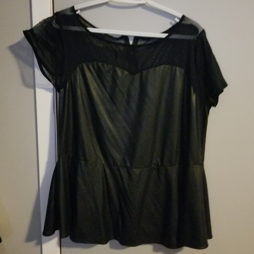 plus size peplum top